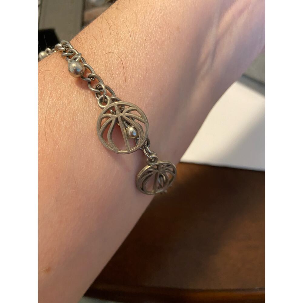 Vintage basketball charm bracelet